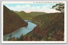 Natural Bridge Virginia, Balcony Falls Scenic View, Vintage Postcard picture