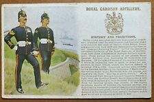 Postcard Royal Garrison Artillery - British Military History & Traditions picture