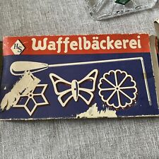 Waffelbackerei Vintage German Waffle Maker Iron With Box picture