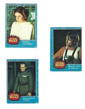 1977 Topps Star Wars Series 1 Blue Cards #5 #8 #63 EX Singles picture