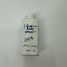 Johnson & Johnson Hospital Baby Powder with Talc Bottle 4oz Vintage picture