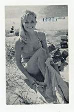 Vintage Postcard PINUP BLONDE WOMAN BIKINI #00065 NO PC BACK picture