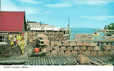 LOBSTER SHACK, New Harbor Maine ME, POSTCARD by Les Smith C7938A picture