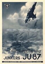Poster Junkers Ju 87 Stuka WW2 WWII German Luftwaffe dive bomber aircraft print picture