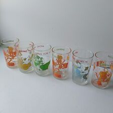 Vintage 1971-1973 Archie Comics Welch’s Jelly Jar Glasses Set of 6 Mint picture