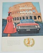 *Original* 1961 Ford Sales Brochure - Rome Loves Ford picture