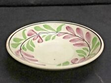 Old Vintage Societe Ceramique Maestricht Holland Plate Bowl Spongeware Rice Dish picture
