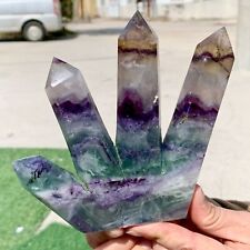 1.52LB Natural colour Fluorite Crystal obelisk crystal wand healing picture