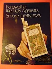 1971 Eve Cigarettes Smoke the Feminine Pretty One vintage print ad picture