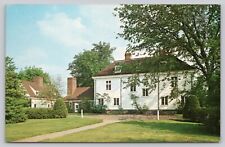 Postcard Morrisville Pennsylvania Lawn View Pennsbury Manor picture