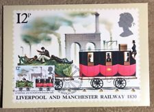 Liverpool And Manchester Railway 1830. Postcard Collection picture