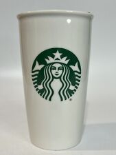 Starbucks Mug  Tea Cup 2016 Logo Ceramic Travel 12 Oz White Tumbler NWOT. picture