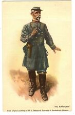 Confederate Museum Richmond Virginia Soldier in Uniform - VA Vintage Postcard picture