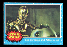1977 Topps Star Wars -- See-Threepio and Artoo-Detoo (R2D2) #2 EXMT picture