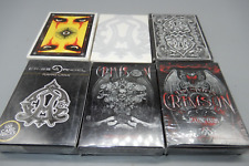 6 decks Criss Angel BAROQUE Secret Society Crimson Playing Card 2012 NEW/SEALED picture
