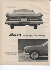1961 DODGE DART INTRODUCTION 4 page ARTICLE picture