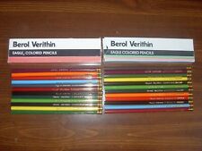 24 Vintage Berol Verithin Colored Pencils - Many Colors - NEW picture
