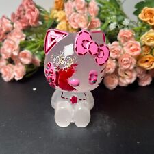 Random Colorful Selenite Hello Kitty Red Butterfly Cat Crystal Quartz Carving picture