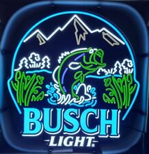 NEW Busch Light Beer Bar Fishing LED Light Sign picture