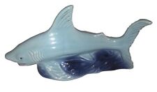 Beautiful Vintage Large Blue Shark Figurine Sculpture picture