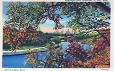 Mississippi River Boulevard St. Paul Minnesota Linen Posted in 1949 Postcard picture
