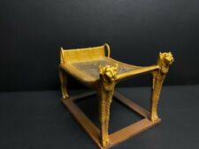 Marvelous KING TUTANKHAMUN bed like the original one with Sekhmet's head picture