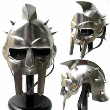 X-Mas Medieval Gladiator Helmet Greek Roman Knight Maximus Costume Armor picture
