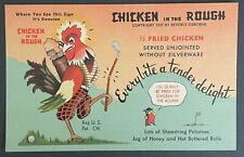 Golfing Chicken In The Rough Advertising Postcard MD's Restaurant New Market VA picture