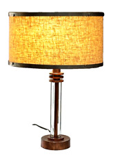 Rohde Mutual Sunset Art Deco Machine Age Copper Glass Rod Desk Table Lamp Deskey picture