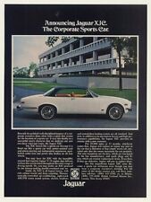 1975 Jaguar XJC The Corporate Sports Car Vintage Ad picture