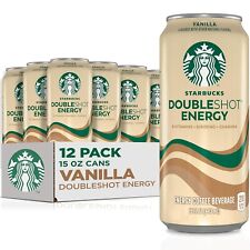 Starbucks Doubleshot Energy Drink Coffee Beverage, Vanilla, Iced Coffee, 15 floz picture