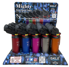 Mighty Angle Single Flame Windproof Eagle Torch Jet Lighters New 15 Pack Lot picture