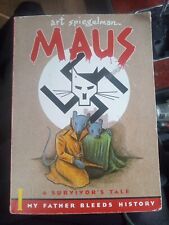 MAUS:A Survivors Tale Vol 1 By Art Spiegelman Banned Graphic Novel picture