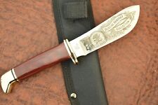 BUCK MADE IN USA SKINNER FIXED BLADE HUNTING FIGHTING KNIFE 103 NAKC NICE (16111 picture