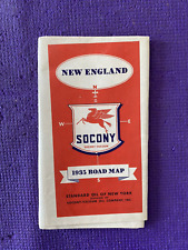 Vintage 1935 New England Socony Road Map picture