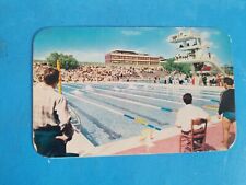 VTG UNUSED POSTCARD.THE OLYMPIC SWIMMING POOL OF THE NAT.UNIVERSITY,MEXICO. picture