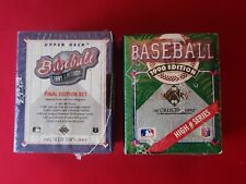 1990 Upper Deck High Series Set and 1991 Final Edition Set Factory Sealed picture