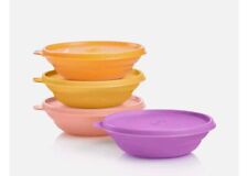 TUPPERWARE VINTAGE STYLE SERVALIER JR BOWLS 1.5 CUP EA EASY OPEN EASY CLOSE  NEW picture
