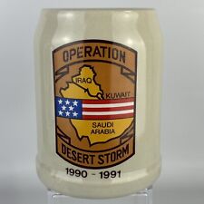 The Gulf War 1990-1991 Operation Desert Storm Made In W. Germany Beer Stein/Mug picture
