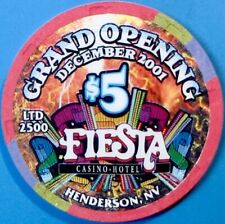 $5 Casino Chip. Fiesta, Henderson, NV. Grand Opening. W52. picture