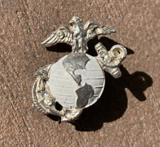 WW2 Homefront Patriotic USMC US MARINE CORPS EGA MILITARY SWEETHEART PIN picture