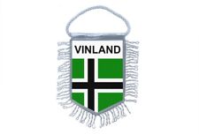 Mini banner flag pennant window mirror cars country banner vinland viking odin picture