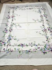 Vtg tablecloth cotton Apprx 59x51