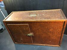Vintage Wood Tool Box - Tackle Box - Handmade - Unique - Rustic - Wooden 25x16x9 picture
