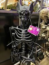 Bat Skeleton Posable 5 ft Home Depot Holiday Accents Halloween Creepy Prop NEW picture