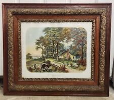 Vintage Framed Color Print - The Birthplace Of Ulysses S Grant Point Pleasant OH picture