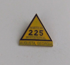 Vintage Masters 225 Invitational Augusta Georgia Lapel Hat Pin picture