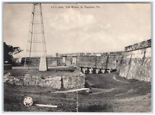 c1905 Fort Marion St. Augustine Florida FL Panorama Fold Out Antique Postcard picture