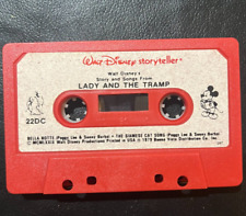 Vintage Walt Disney Storyteller Cassette Lady & The Tramp - 1979 picture