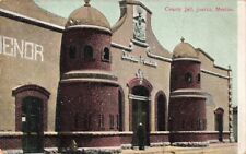 County Jail Ciudad Juarez Chihuahua Mexico c1910 Postcard picture